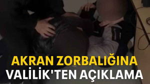 Akran zorbalığına Valilik'ten açıklama